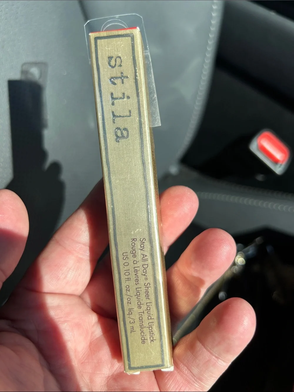 Stila Stay All Day Sheer Liquid Lipstick - Gold Packaging with Red Cap